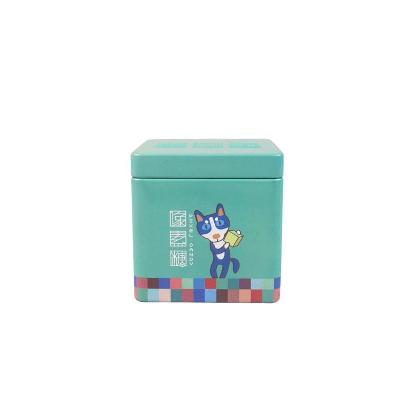 Square Tin box